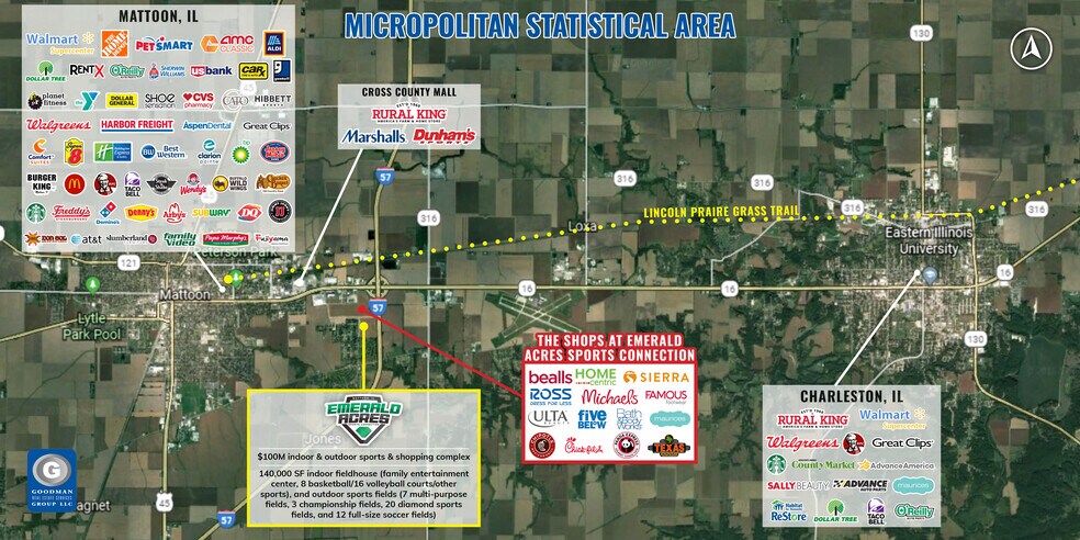 More Photos Of I-57 & Charleston Ave E, Mattoon Land For Lease