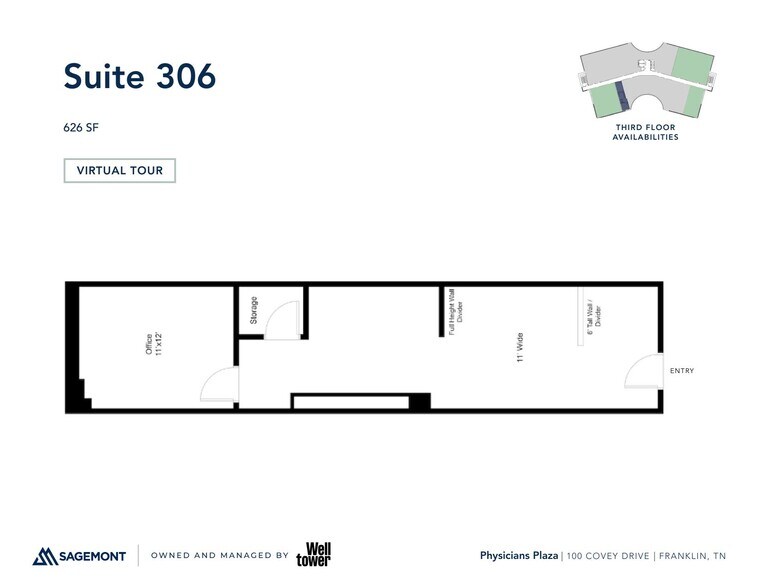 More Photos Of 100 Covey Dr, Franklin Medical For Lease