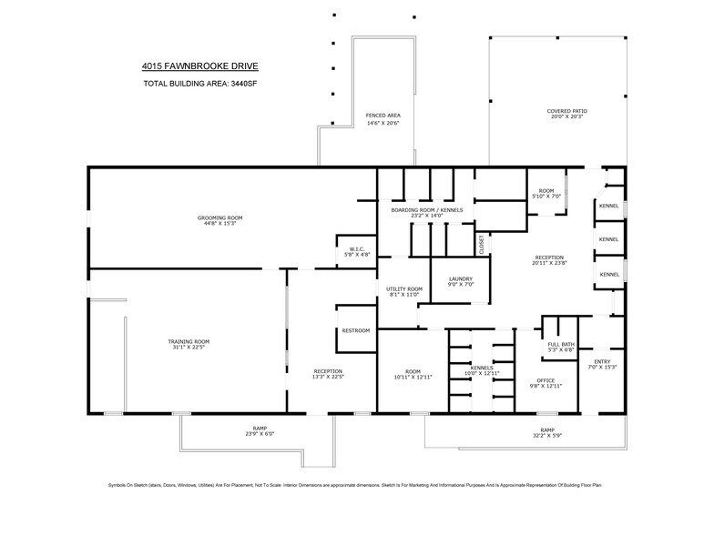 More Photos Of 4015 Fawnbrooke Dr, Indian Trail Veterinarian Kennel For Sale
