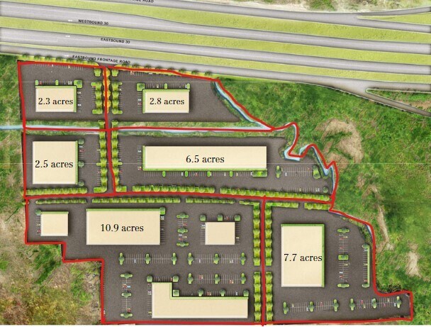 More Photos Of I-30 & Waggoner Creek, Texarkana Land For Sale