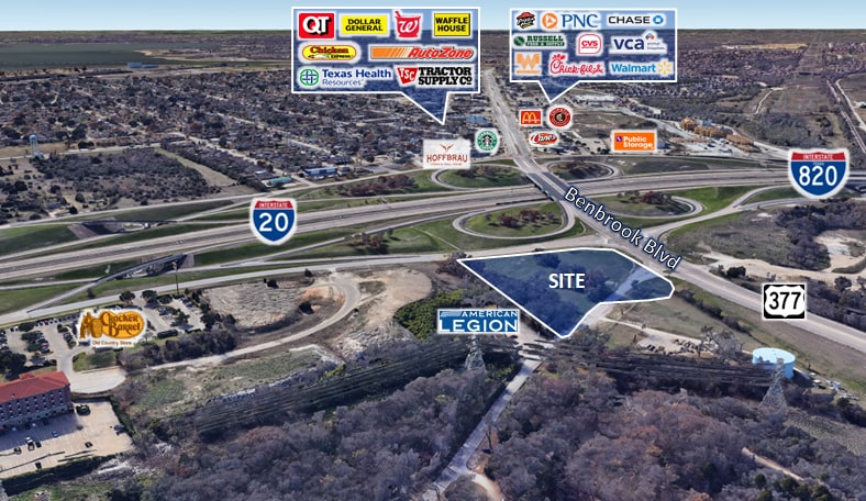 More Photos Of 8301 Benbrook Blvd, Benbrook Land For Lease