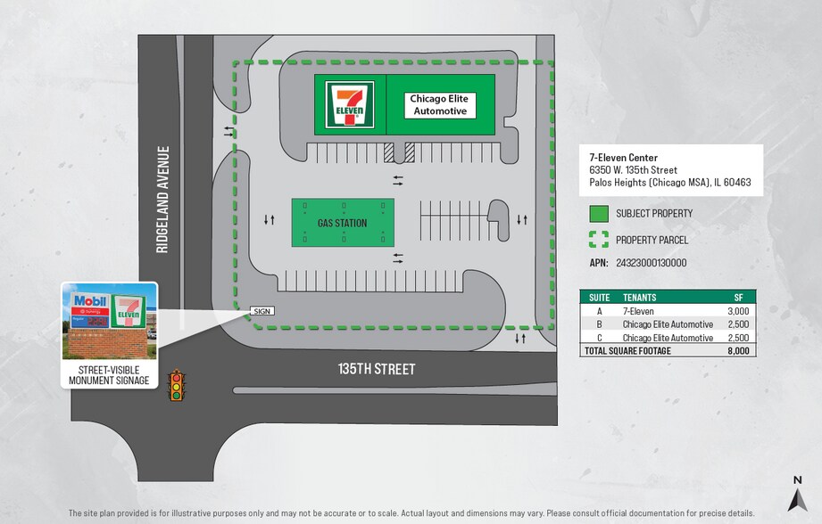 More Photos Of 6350 W 135th St, Palos Heights Service Station For Sale