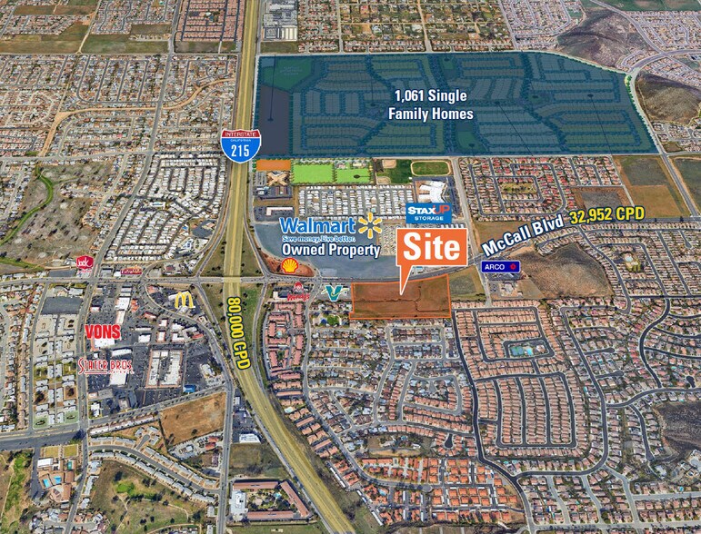 Primary Photo Of McCall Blvd, Menifee Land For Sale