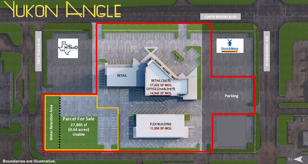 More Photos Of 1010 Garth Brooks Blvd, Yukon Storefront Retail Office For Sale
