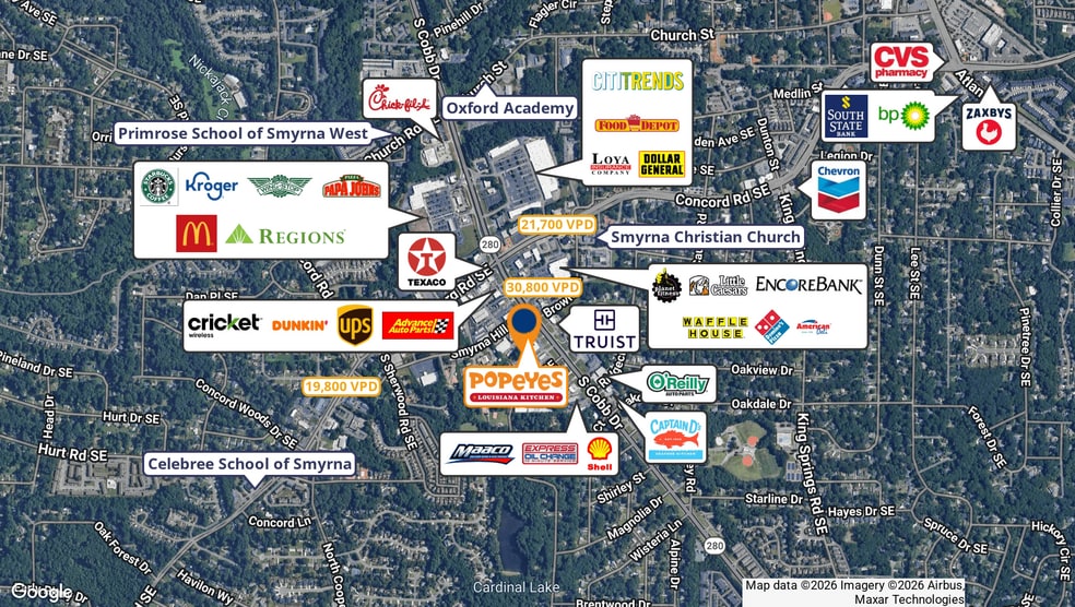 More Photos Of 3350 S Cobb Dr SE, Smyrna Fast Food For Sale