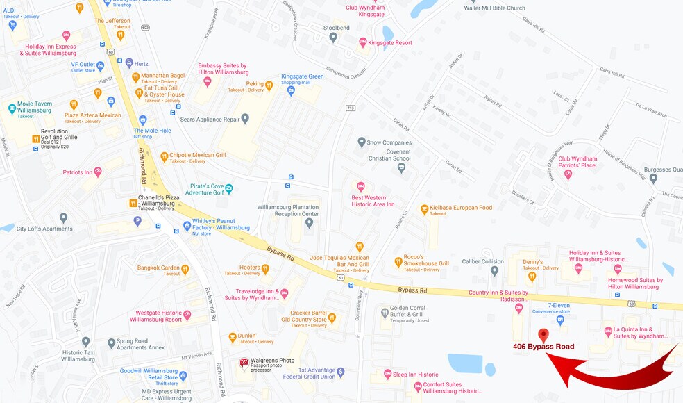 More Photos Of 406 Bypass Rd, Williamsburg Land For Sale