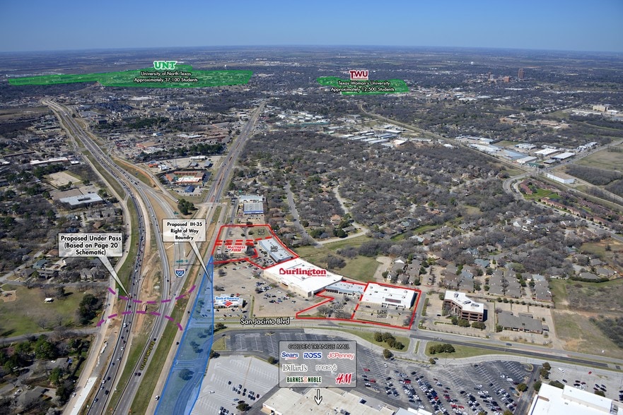 More Photos Of 2324 San Jacinto Blvd, Denton General Retail For Lease