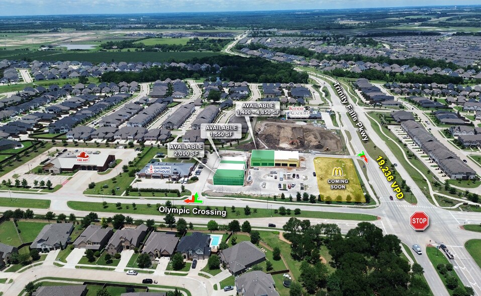 More Photos Of NWQ of Trinity Falls Pkwy & Olympic Crossing, McKinney Freestanding For Lease