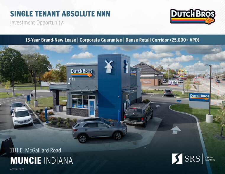 Primary Photo Of 1111 E McGalliard Rd, Muncie Fast Food For Sale