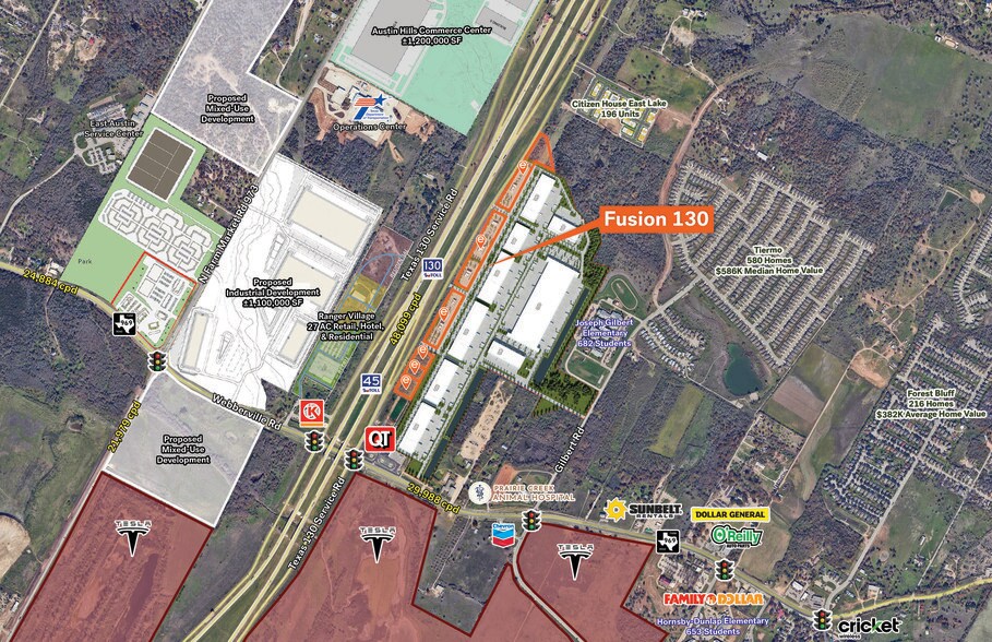 More Photos Of SH 130 & FM 969 @ FM 969, Austin Land For Sale