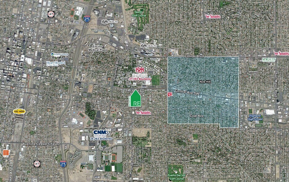 More Photos Of 2216 Central Ave SE, Albuquerque Storefront For Lease