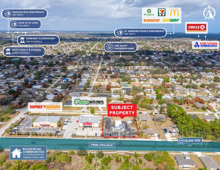 More Photos Of 565 NW Prima Vista Blvd, Port Saint Lucie General Retail For Sale