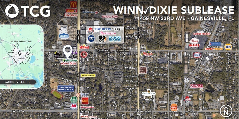 More Photos Of 1349-1565 NW 23rd Ave, Gainesville Storefront For Lease