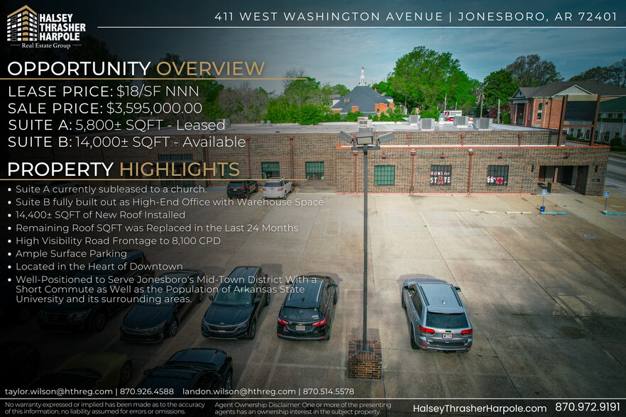 More Photos Of 411 W Washington Ave, Jonesboro Freestanding For Sale