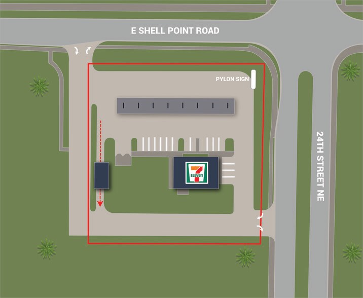 More Photos Of 2371 Shell Point, Ruskin Convenience Store For Sale