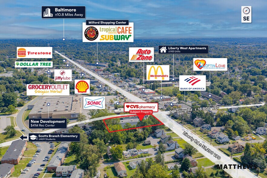 More Photos Of 8302 Liberty Rd, Windsor Mill Drugstore For Sale