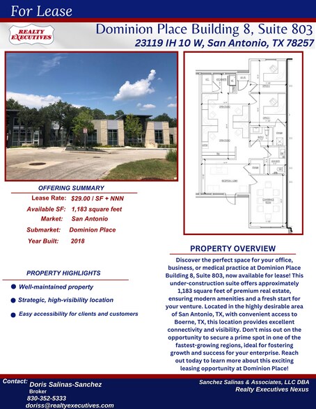 More Photos Of 23119 IH 10 W, San Antonio Office For Lease