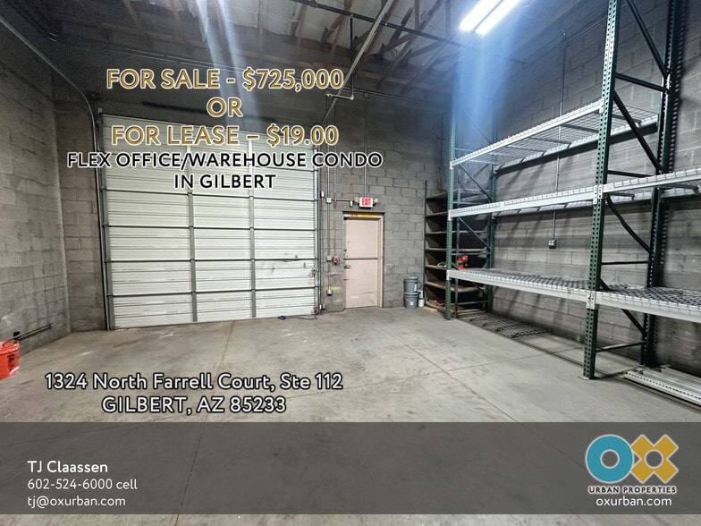 More Photos Of 1324 N Farrell Ct, Gilbert Warehouse For Sale