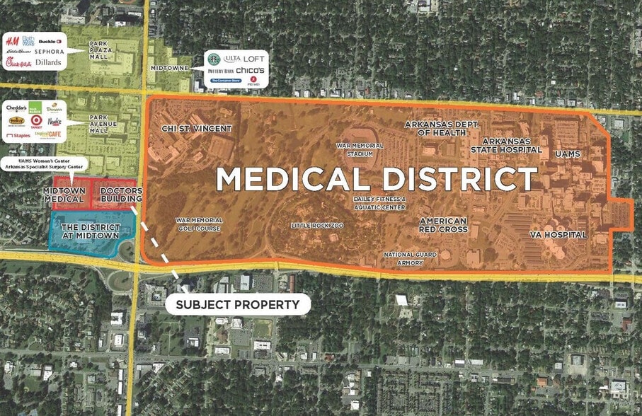 More Photos Of 500 S University Ave, Little Rock Medical For Lease