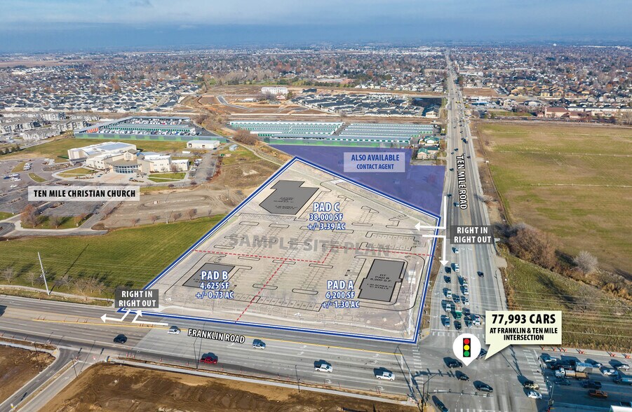 Primary Photo Of NWC Ten Mile, Meridian Land For Lease