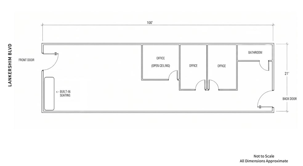 More Photos Of 7538-7544 Lankershim Blvd, North Hollywood Storefront For Lease