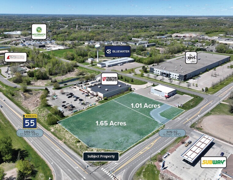 More Photos Of Hwy 55 / C.R. 92, Greenfield Land For Sale