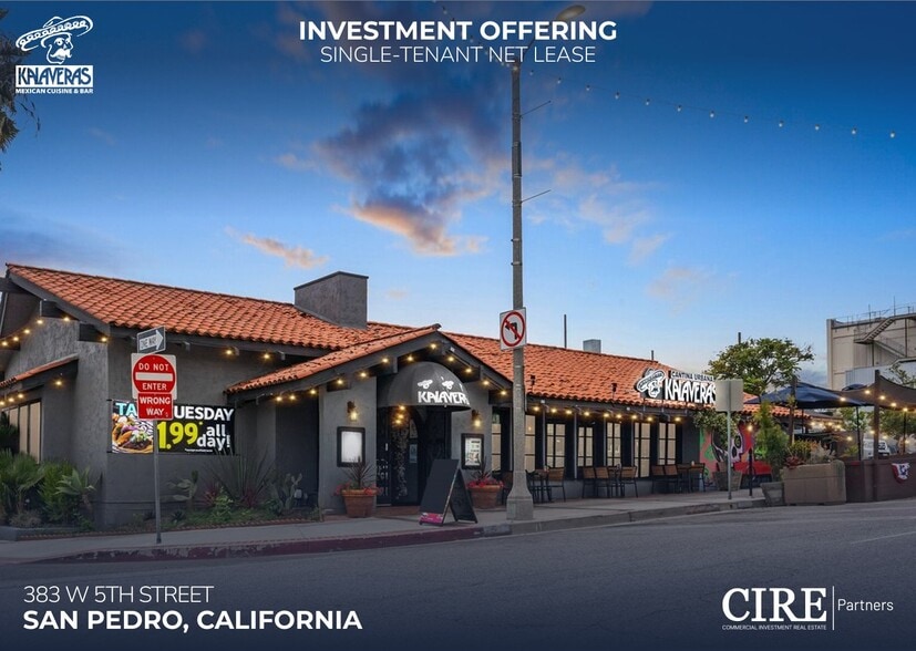 Primary Photo Of 383 W 5th St, San Pedro Restaurant For Sale