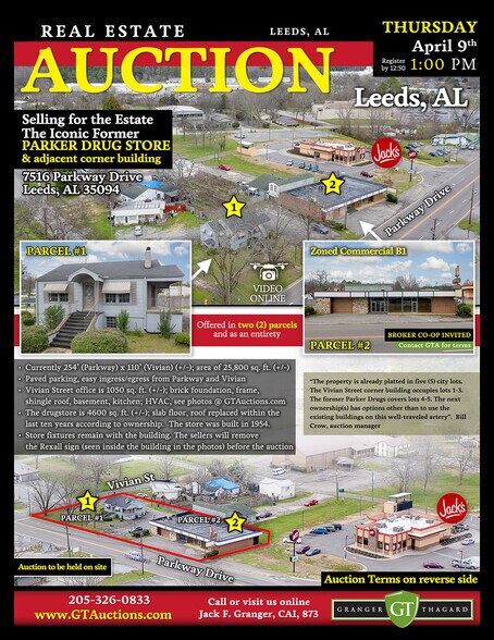 More Photos Of 7516 Parkway Dr SW, Leeds Freestanding For Sale