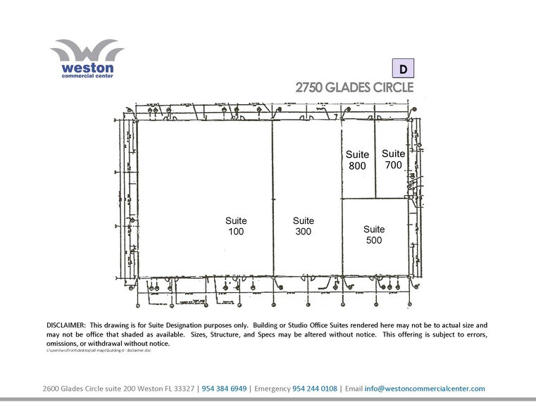 More Photos Of 2750 Glades Cir, Weston Showroom For Lease