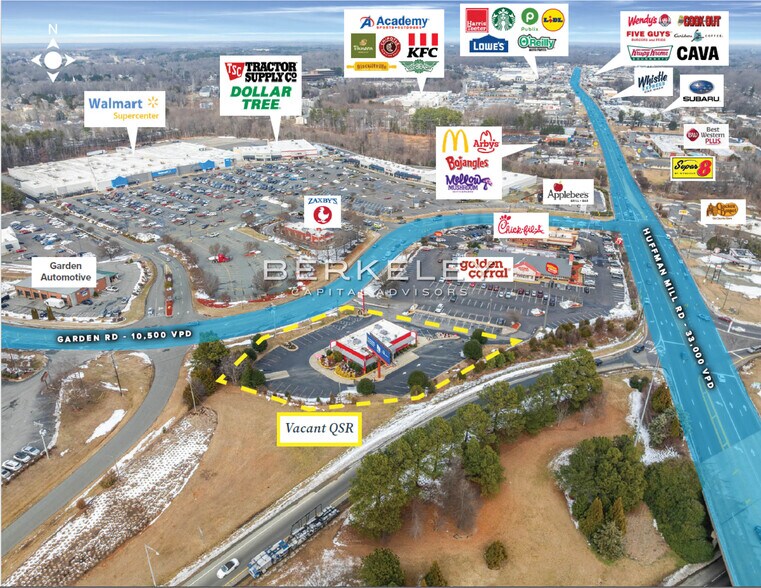 More Photos Of 3120 Garden Rd, Burlington Restaurant For Sale