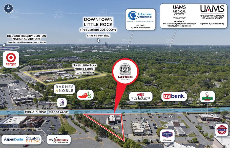 More Photos Of 3711 Mccain Blvd, North Little Rock Restaurant For Sale