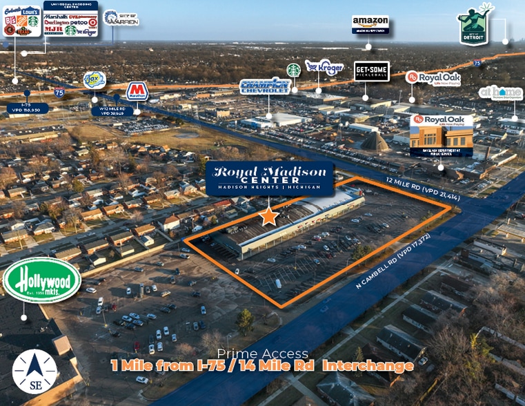 More Photos Of 29048-29098 N Campbell Rd, Madison Heights Freestanding For Sale