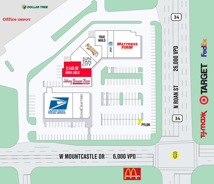 More Photos Of 2111 N Roan St, Johnson City Freestanding For Lease