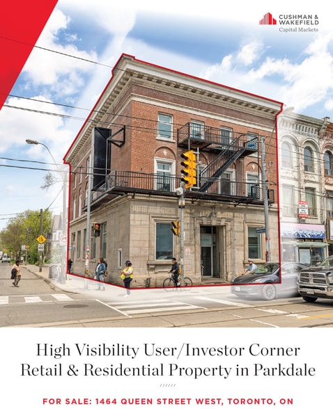 Primary Photo Of 1464 Queen St W, Toronto Storefront Retail Residential For Sale