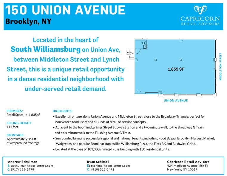 More Photos Of 120-150 Union Ave, Brooklyn Apartments For Lease