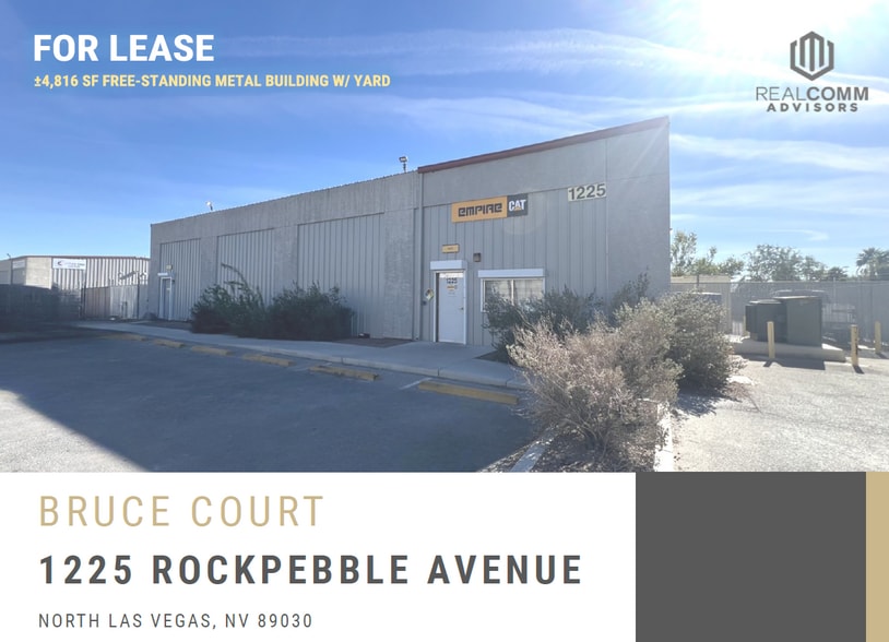 Primary Photo Of 1225 Rockpebble Ave, North Las Vegas Flex For Lease