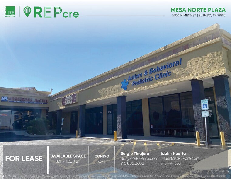 Primary Photo Of 4700 N Mesa St, El Paso Unknown For Lease