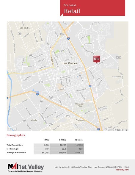More Photos Of 3841 E Lohman Ave, Las Cruces Freestanding For Lease