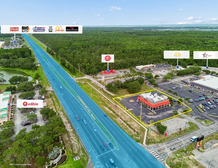 More Photos Of 3007 Commercial Way, Spring Hill Restaurant For Sale