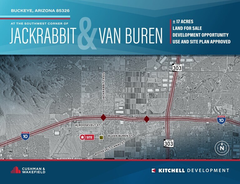 More Photos Of SWC Jackrabbit & Van Buren, Buckeye Land For Sale