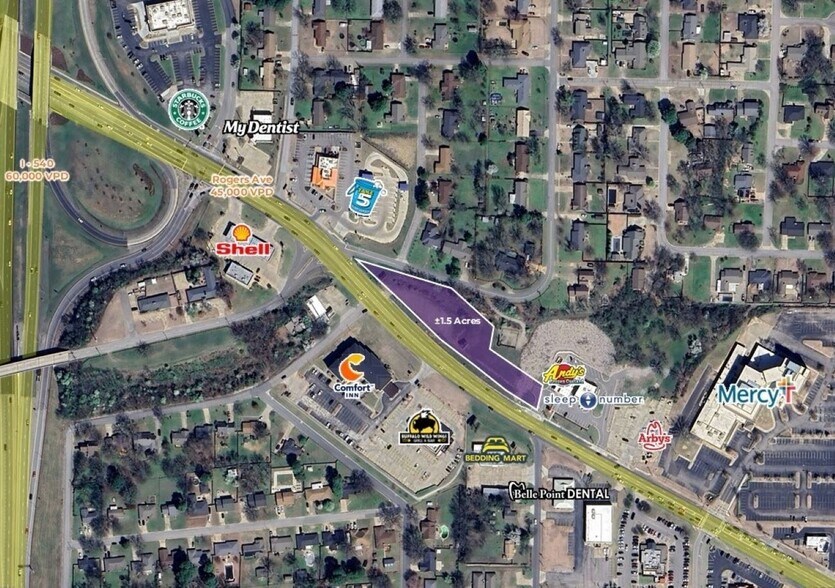 Primary Photo Of 6501 Rogers Ave, Fort Smith Land For Sale