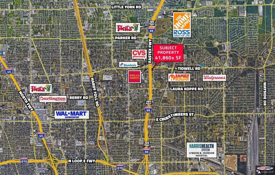More Photos Of Eastex Fwy & Colley St, Houston Land For Lease