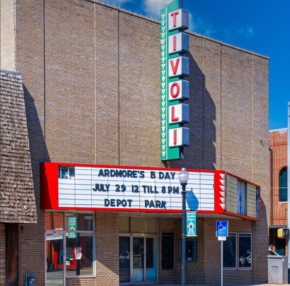 Primary Photo Of 201 W Main St, Ardmore Theater Concert Hall For Sale