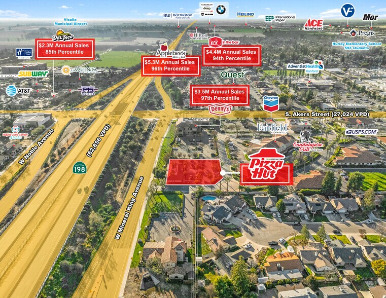 More Photos Of 250 S Akers St, Visalia Fast Food For Sale