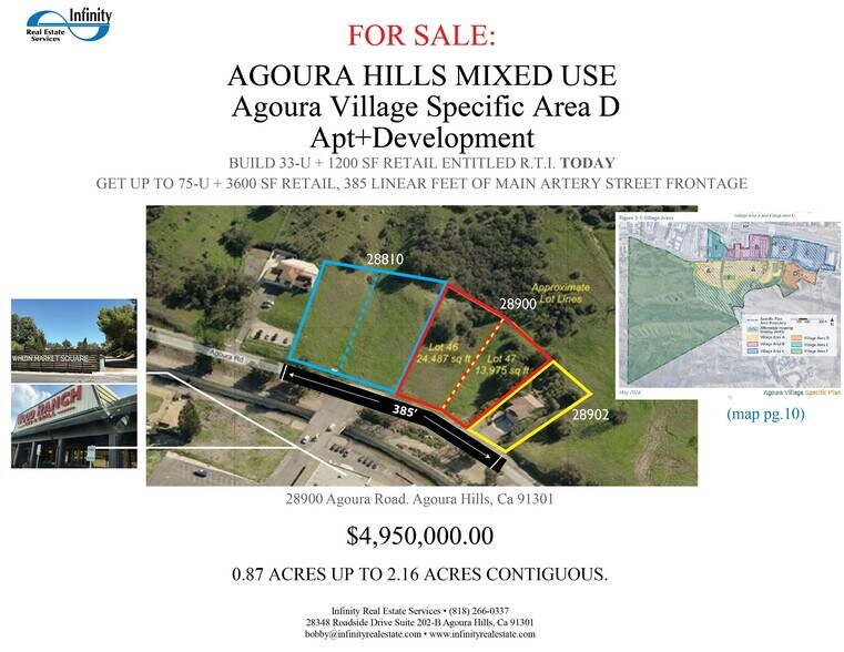 Primary Photo Of 28900 Agoura Rd, Agoura Hills Land For Sale