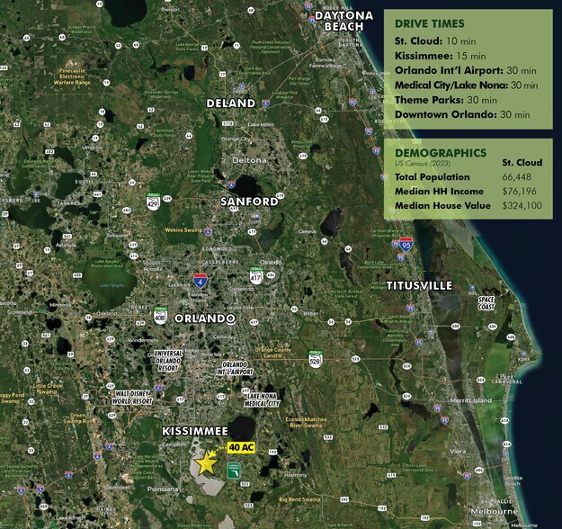 More Photos Of Cherokee Rd, Saint Cloud Land For Sale