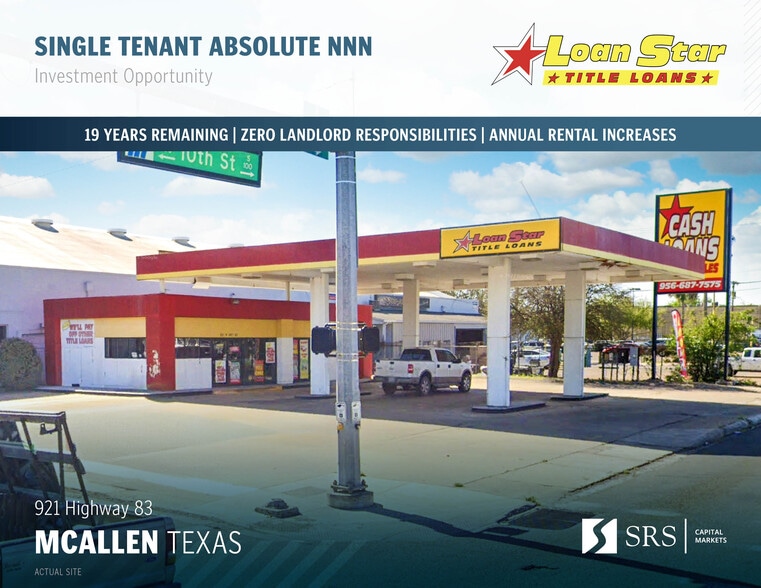 Primary Photo Of 921 Hwy 83, McAllen Service Station For Sale