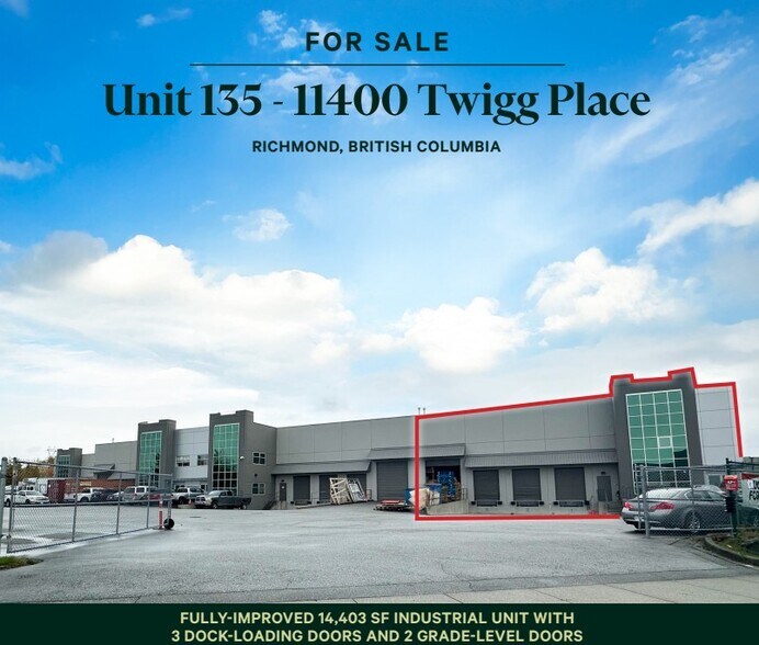 More Photos Of 11400 Twigg Pl, Richmond Warehouse For Sale