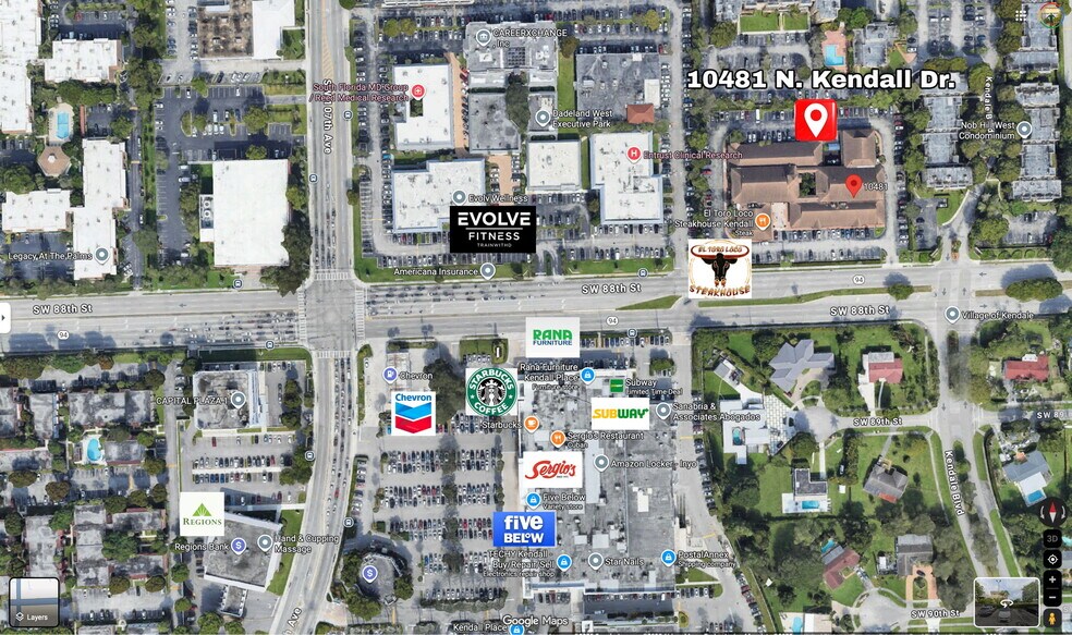 More Photos Of 10471 N Kendall Dr, Miami Storefront Retail Office For Lease