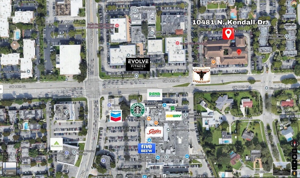 More Photos Of 10471 N Kendall Dr, Miami Storefront Retail Office For Lease